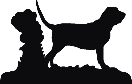 Bloodhound Rosette Runner