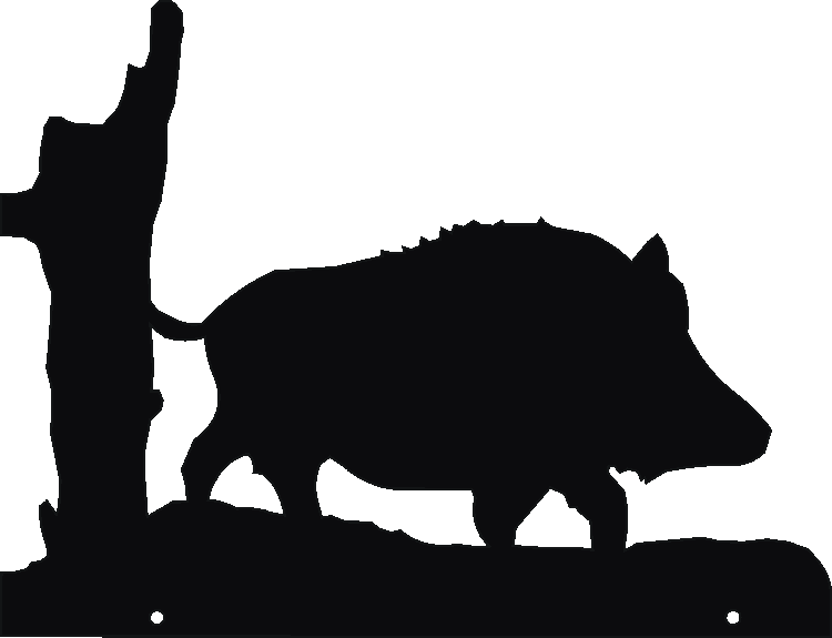 Wild Boar Hanging Signs