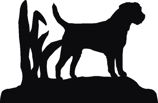Border Terrier Rosette Runner