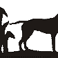 Brazilian Terrier Hanging Signs