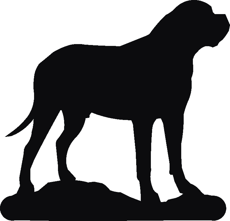 Bull Mastiff Post Top