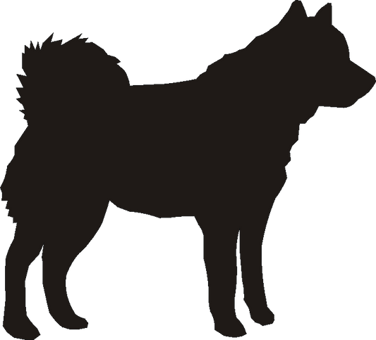 Canadian Eskimo Dog Silhouettes