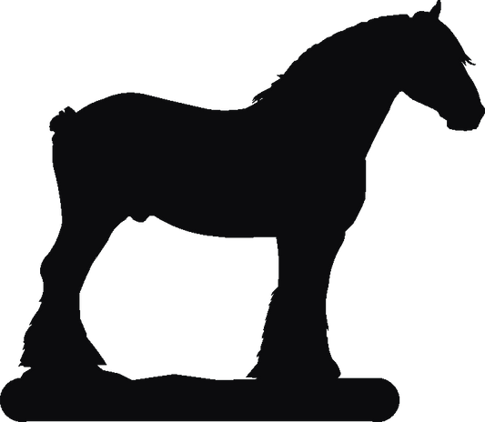 Clydesdale Horse Letter Racks