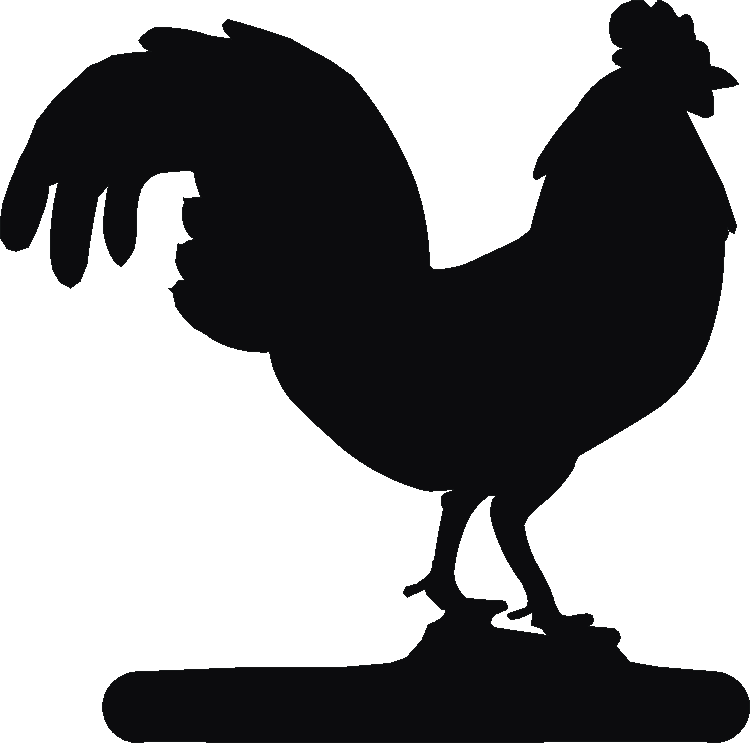 Cockerel Kitchen Roll Holder