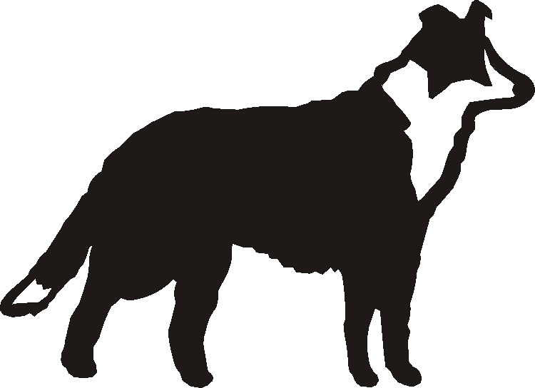 Collie Standing Wind Chimes