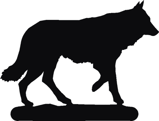 Czech Wolf Dog Toilet Roll Stand