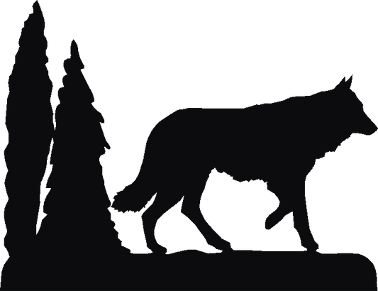 Czech Wolf Dog Silhouettes