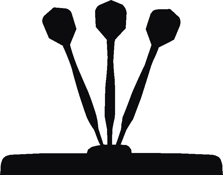 Empty Darts Sign Example Devon Sign β The Profiles Range