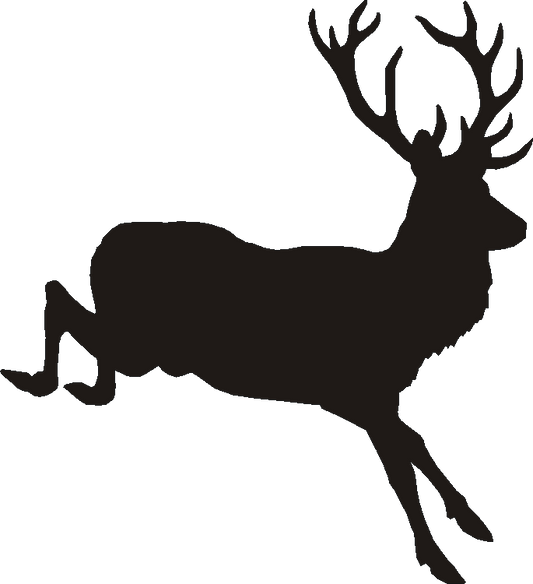 Deer Jump Wine Glasses