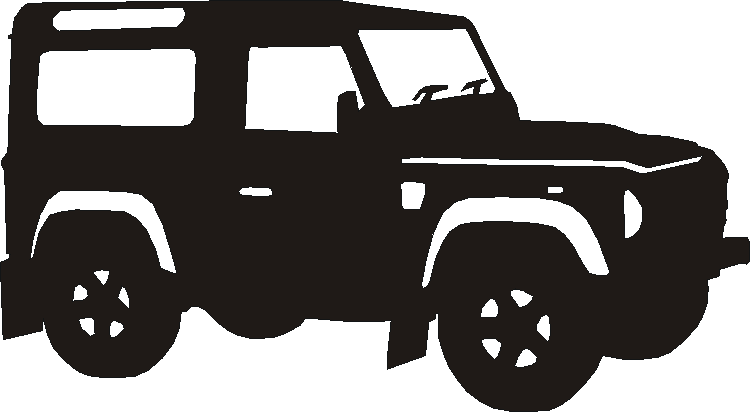 Land Rover Defender 90 Stable Door Name Plates