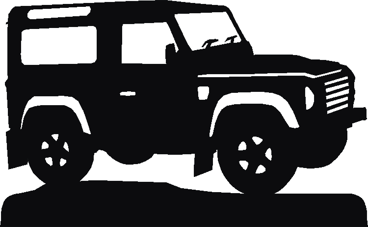 Land Rover Defender 90 Silhouettes