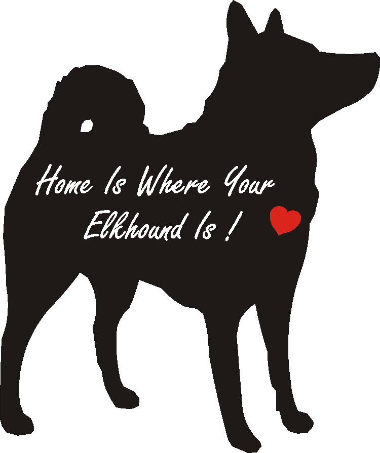 Elkhound Home Is...