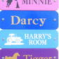 Spanish Water Stable Door Name Plates