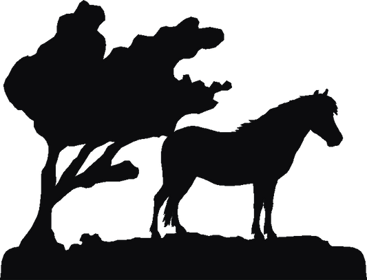 Exmoor Pony Rosette Runner