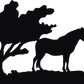 Exmoor Pony Hanging Signs