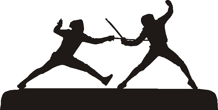 Fencing Silhouettes