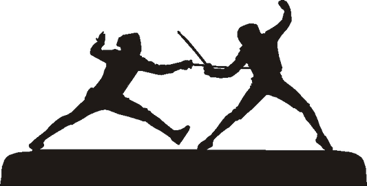 Fencing Silhouettes