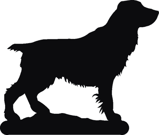 Field Spaniel Docked Post Top