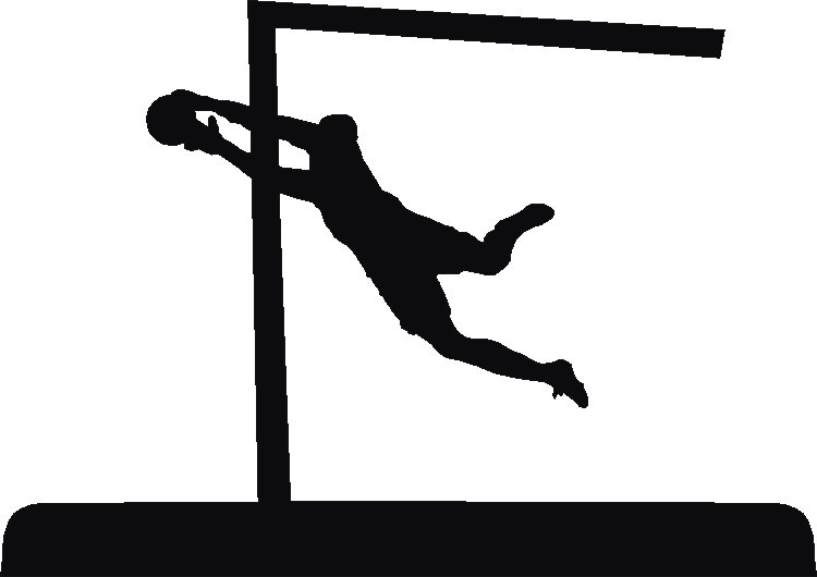 Football Goalkeeper Silhouettes