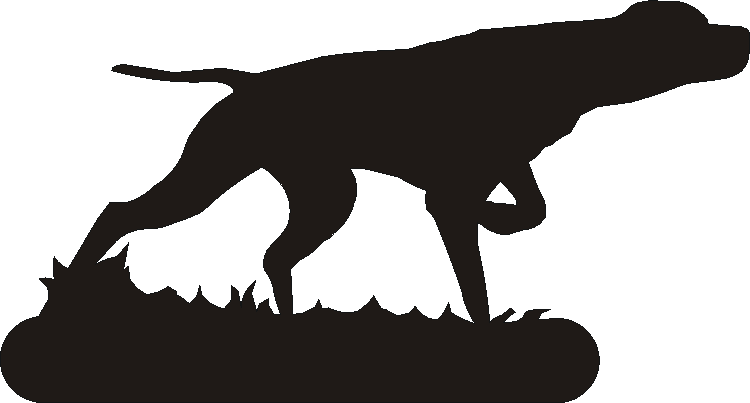 French Pointer Silhouettes