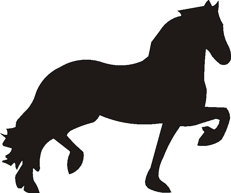 Friesian Horse Yorkshire Sign