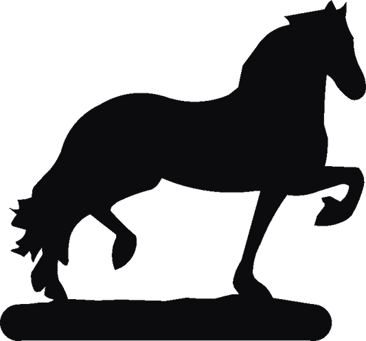 Friesian Horse Wine Wizard