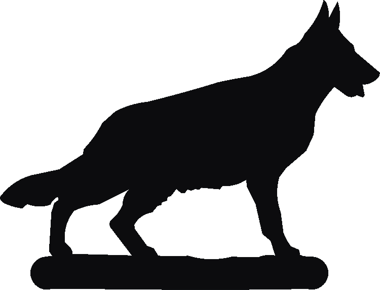 German Shepherd Book Ends