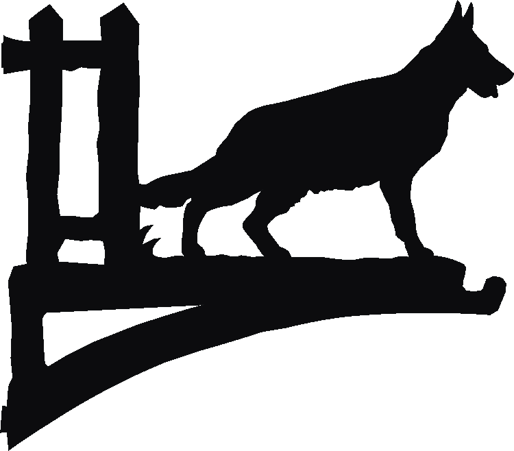 German Shepherd Hanging Brackets