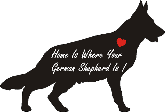 German Shepherd Home Is...