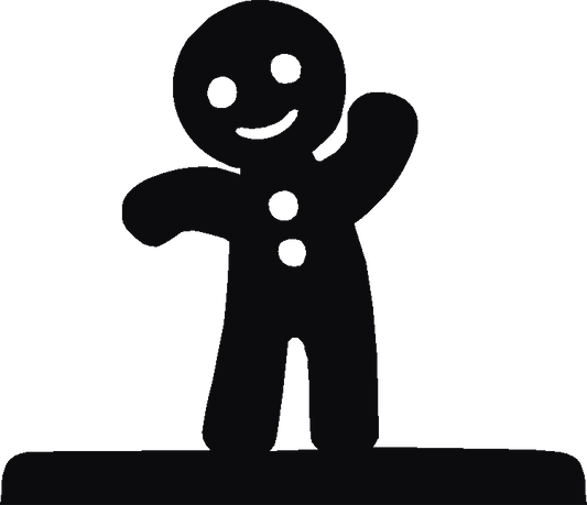 Gingerbread Man Rosette Runner