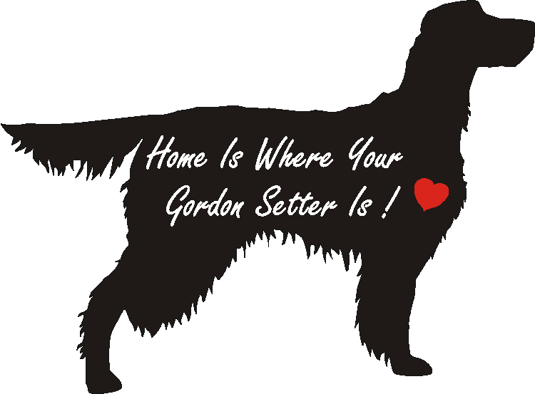 Gordon Setter Home Is...