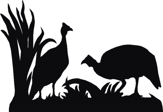 Guinea Fowl Sign Plates