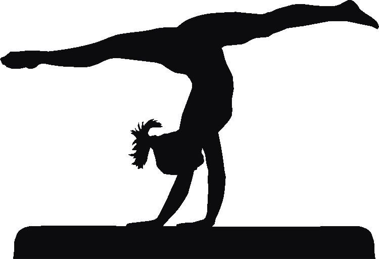 Gymnastics Woman Silhouettes