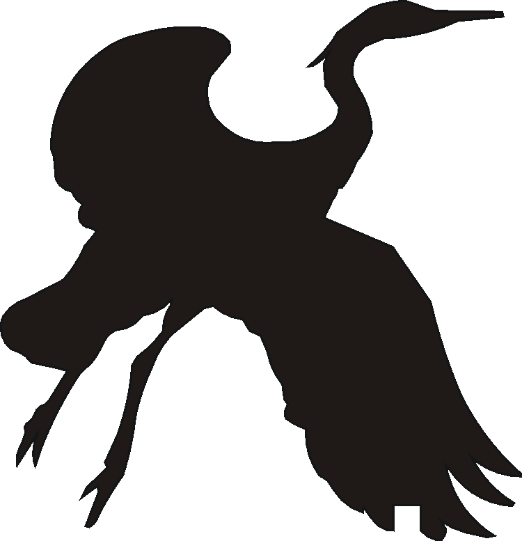 Heron Silhouettes