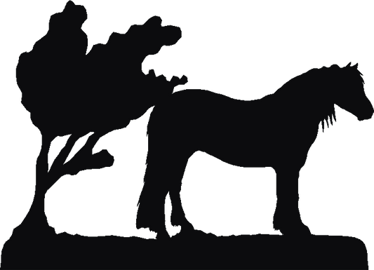 Highland Pony Rosette Runner