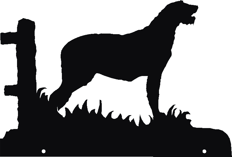 Irish Wolf Hanging Signs