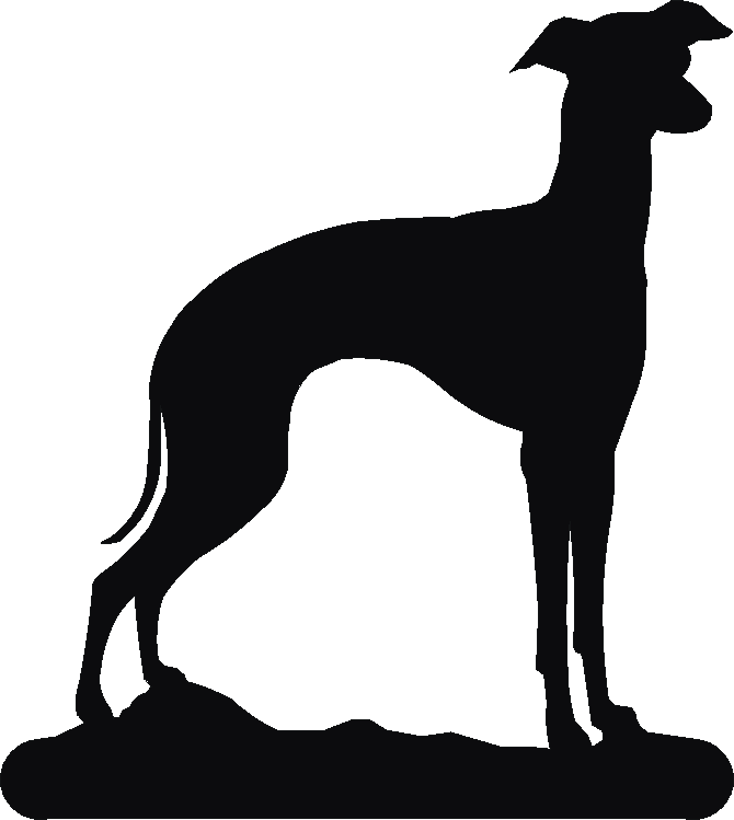 Italian Greyhound Number Plates