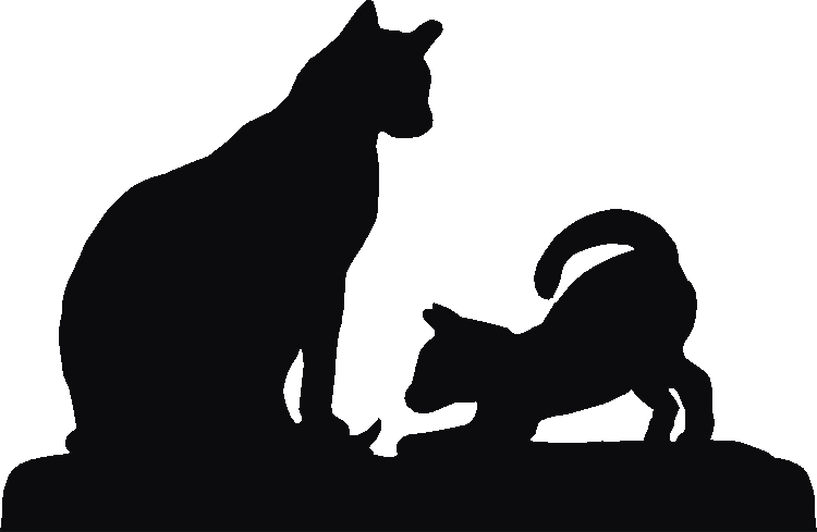 Kitten Silhouettes