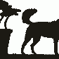Korean Jindo Hanging Signs