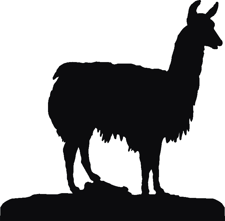 Llama Sign Plates