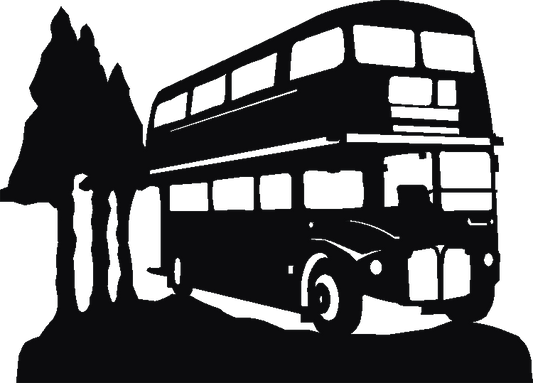 London Bus Silhouettes