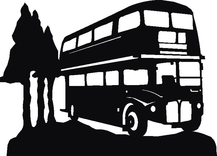 London Bus Silhouettes