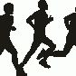 Runners Male Hanging Signs
