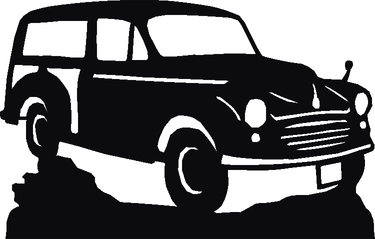 Morris Traveller Silhouettes