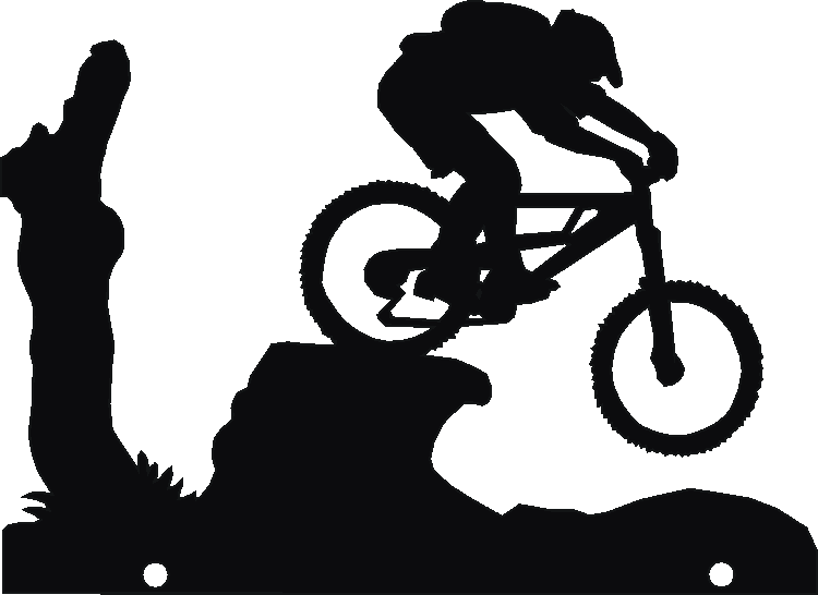 Mountain Biking Hanging Signs