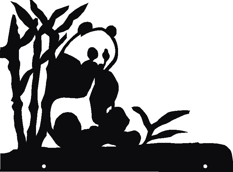 Panda Hanging Signs