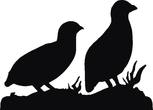 Partridge Pair Silhouettes