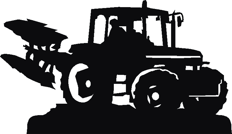 Ploughing Silhouettes