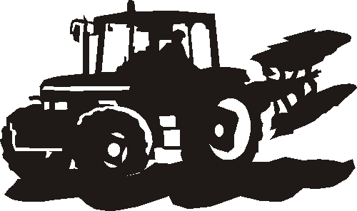 Ploughing Silhouettes