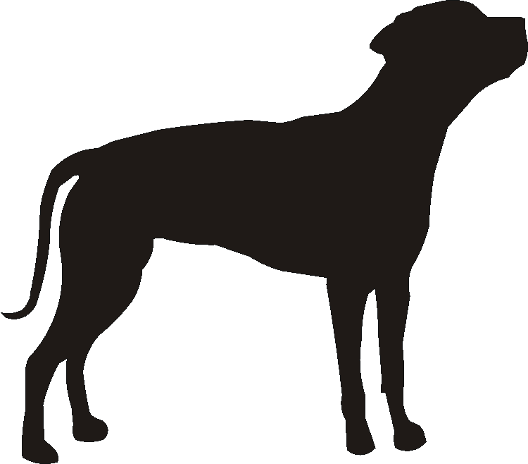 Rhodesian Ridgeback Silhouettes